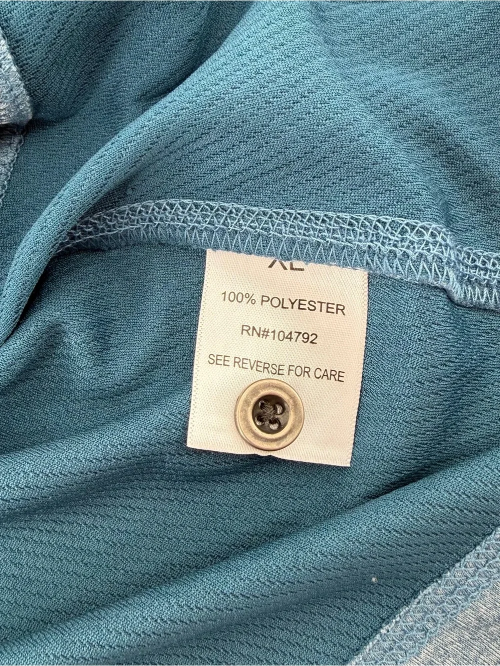 NEW US Coast Guard Polo Shirt Mens XL Blue Short Sleeve Victory Performance Golf - Picture 6 of 9